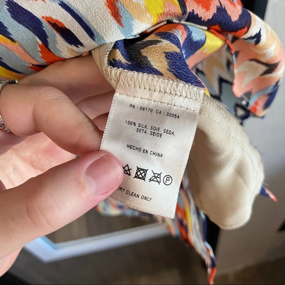 Maeve Anthropologie Chevron Blouse - Picture 3 of 4